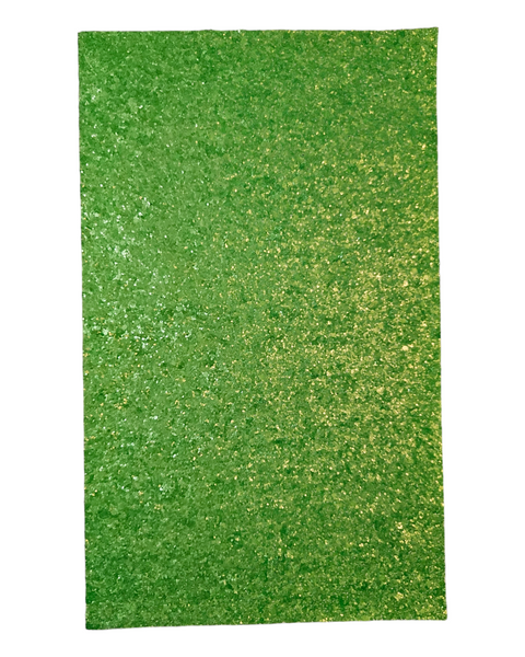 "Bright Green" Mixed Glitter Sheet