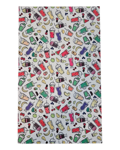 "Fruity Beverages" Textured Faux Leather Sheet