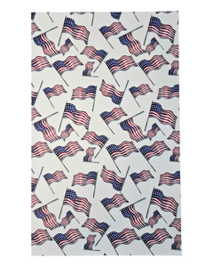 "American Flag" Textured Faux Leather Sheet