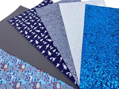 Shark Week Bundle - Faux Leather Sheets & Glitter Sheets