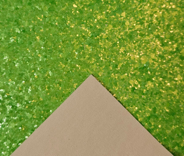 "Bright Green" Mixed Glitter Sheet