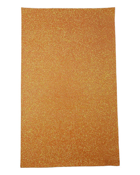 "Orange Sunrise Shimmer" Fine Glitter Sheet