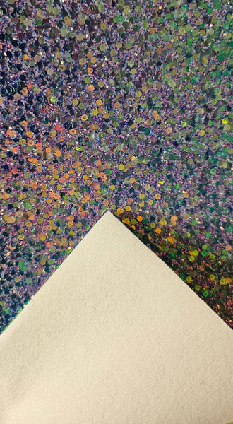 "Iridescent Periwinkle" Super Chunky Premium Glitter Sheet