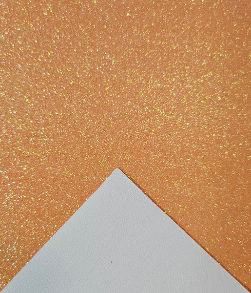 "Orange Sunrise Shimmer" Fine Glitter Sheet