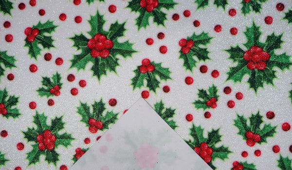 "Christmas Ivy" Fine Glitter sheet