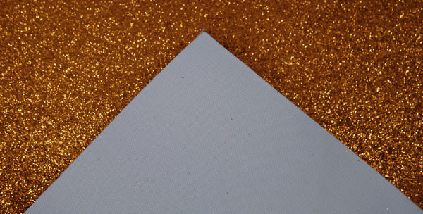 "Orange" Fine Glitter sheet - CraftyTrain.com