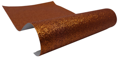 "Orange" Fine Glitter sheet - CraftyTrain.com