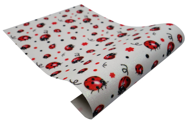 "Ladybug" Fine Glitter sheet