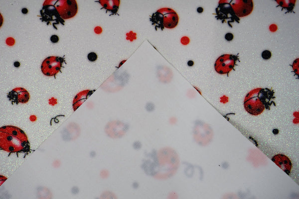 "Ladybug" Fine Glitter sheet