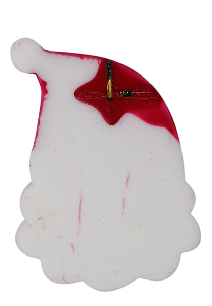 "Santa" 3D Glitter Resin - CraftyTrain.com