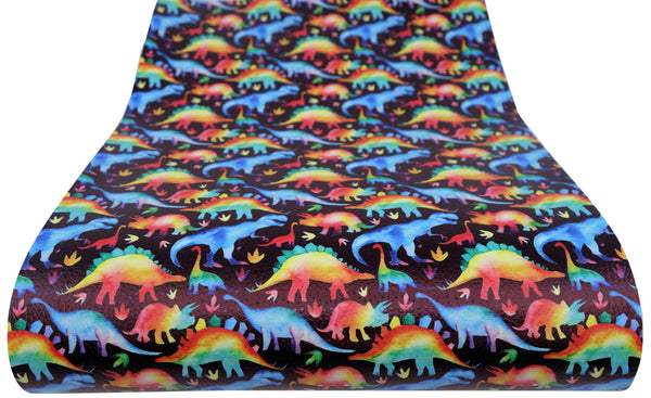 "Amazing Dinosaurs" Textured Faux Leather sheet