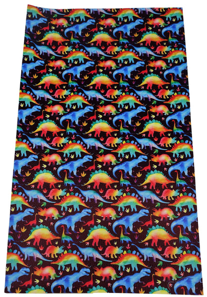 "Amazing Dinosaurs" Textured Faux Leather sheet