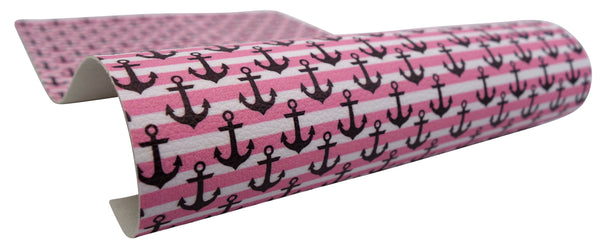 "Anchors Away" Textured Faux Leather sheet