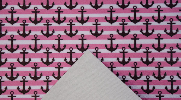 "Anchors Away" Textured Faux Leather sheet