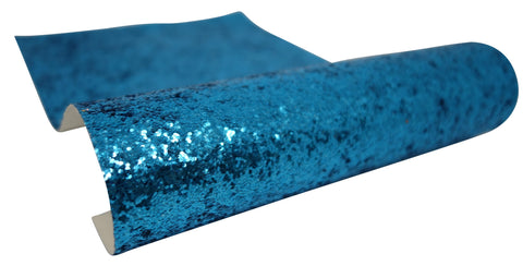 "Aqua Blue" Mixed Glitter sheet