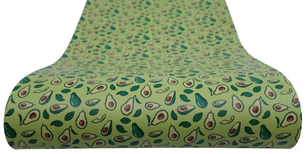 "Avocado" Textured Faux Leather sheet