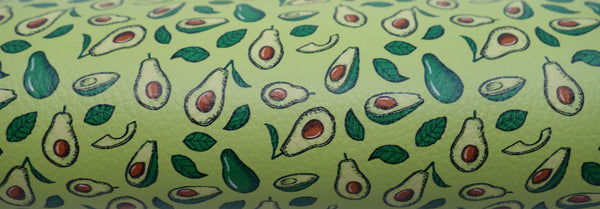 "Avocado" Textured Faux Leather sheet