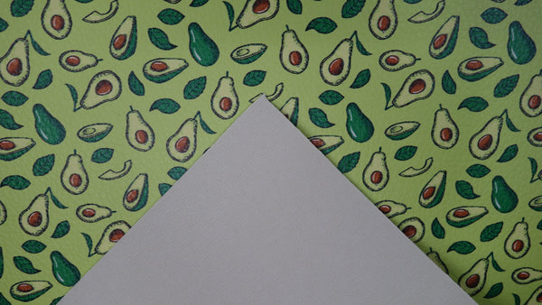 "Avocado" Textured Faux Leather sheet