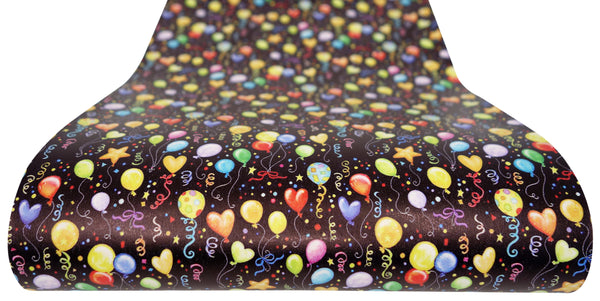 "Party Balloons" Classic Faux Leather sheet