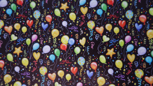 "Party Balloons" Classic Faux Leather sheet