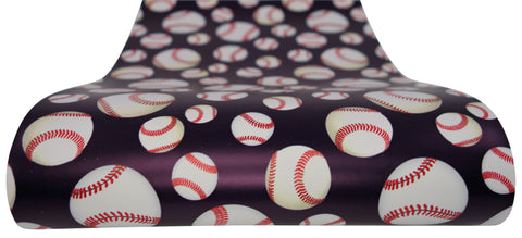 "Baseball" Ultra Smooth Faux Leather sheet - *IMPERFECT*