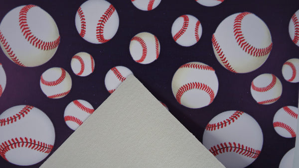 "Baseball" Ultra Smooth Faux Leather sheet - *IMPERFECT*