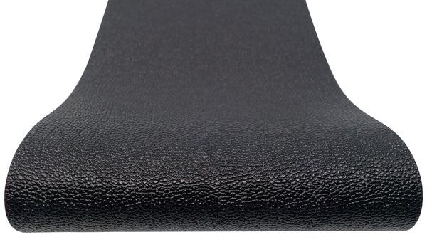 "Black" Pebble Textured Faux Leather sheet - CraftyTrain.com