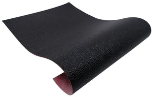 "Black" Pebble Textured Faux Leather sheet - CraftyTrain.com