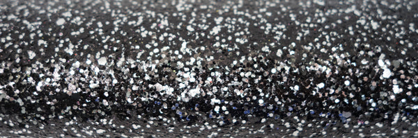 "Black & Silver" Mixed Glitter sheet