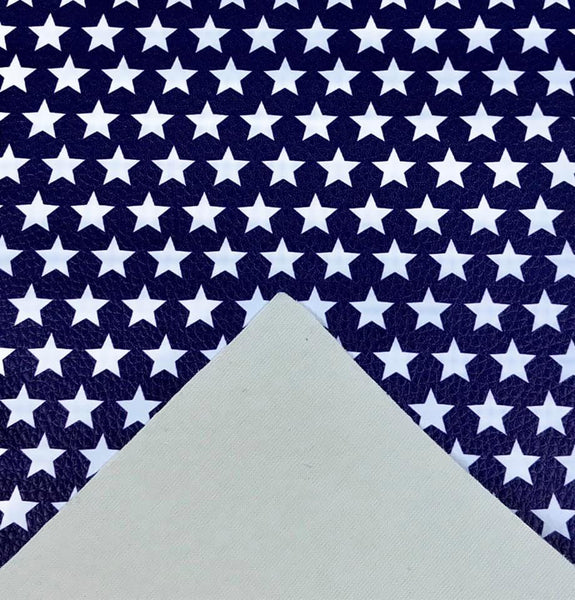 "Freedom Stars" Textured Faux Leather Sheet