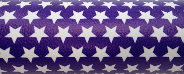 "Blue Stars" Textured Faux Leather sheet