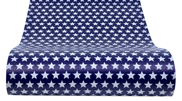 "Freedom Stars" Textured Faux Leather Sheet