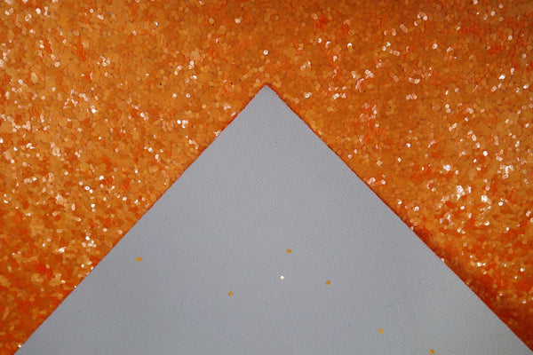 "Bright Orange" Mixed Glitter sheet