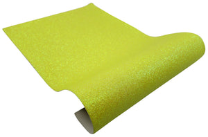 "Bright Yellow Shimmer" Fine Glitter sheet