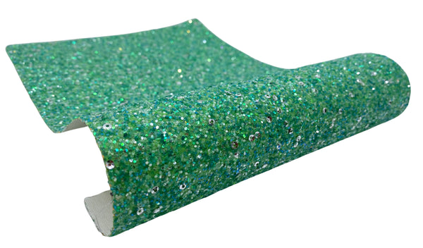 "Garden Green" Bead & Sequin Premium Glitter Sheet