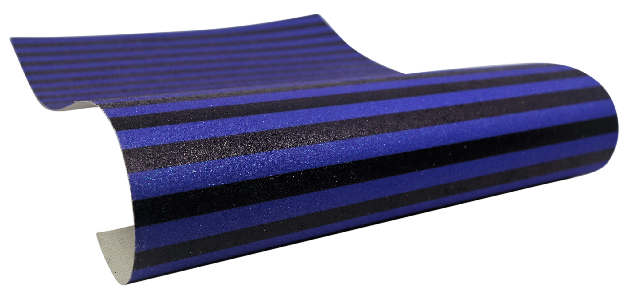 "Black & Blue Stripes" Fine Glitter Sheet