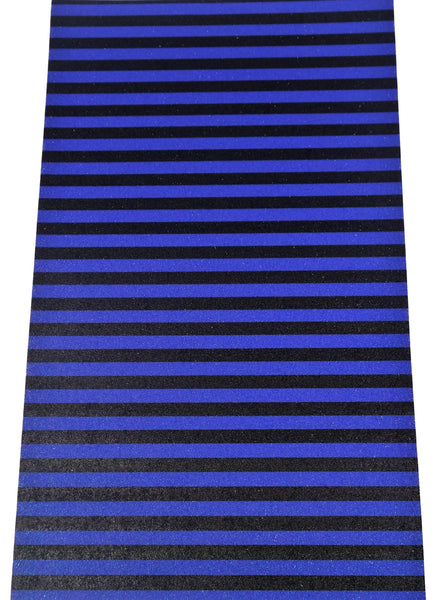 "Black & Blue Stripes" Fine Glitter Sheet