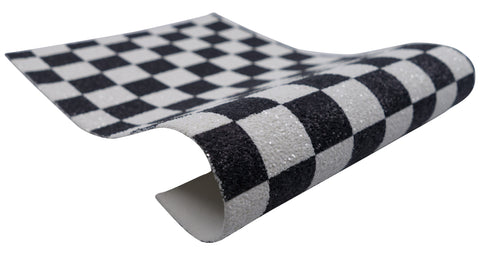 "Checkered Flag" Premium Glitter sheet
