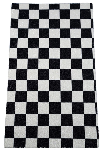 "Checkered Flag" Premium Glitter sheet