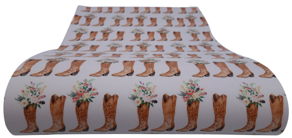 "Cowfolk Boots" Classic Faux Leather sheet