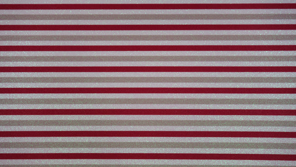 "Champagne & Red Stripes" Fine Glitter Sheet