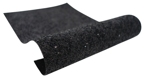 "Deep  Black" Premium Glitter sheet