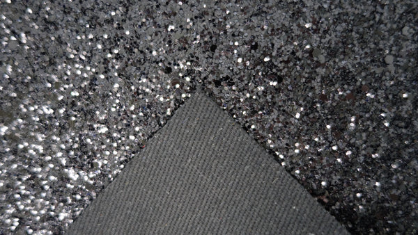 "Deep  Black" Premium Glitter sheet