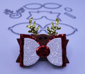 "Red Nose Reindeer" Double Loop Skinny Die