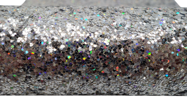 "Diamond Silver" Mixed Glitter sheet - CraftyTrain.com