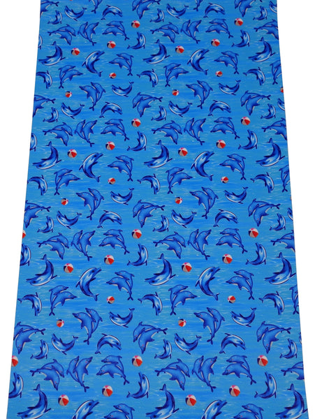 "Dolphins" Textured Faux Leather sheet