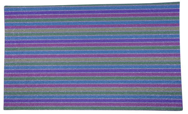 "Pastel Stripes" Premium Glitter Sheet