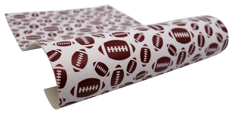 "Football" Textured Faux Leather sheet