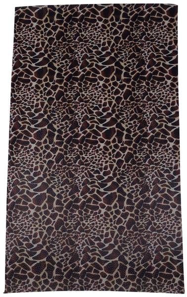 "Giraffe" Textured Faux Leather sheet - CraftyTrain.com