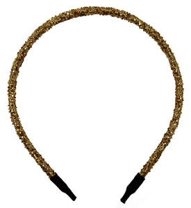 "Gold" Glitter Headband - CraftyTrain.com